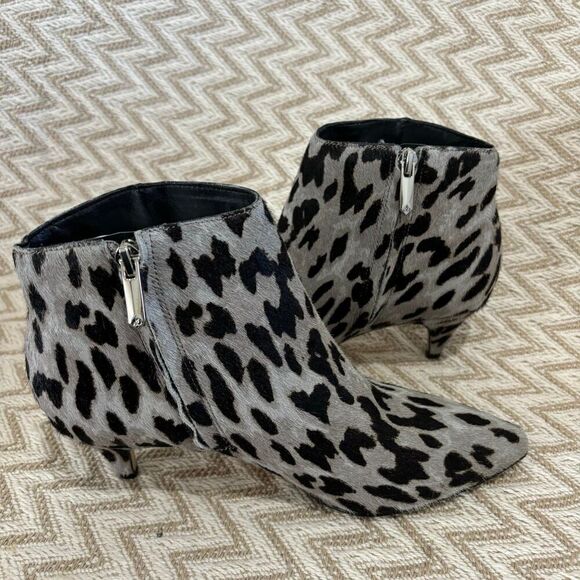 Sam Edelman Kenzey Pointed Toe Calf Hair Bootie - Picture 3 of 9